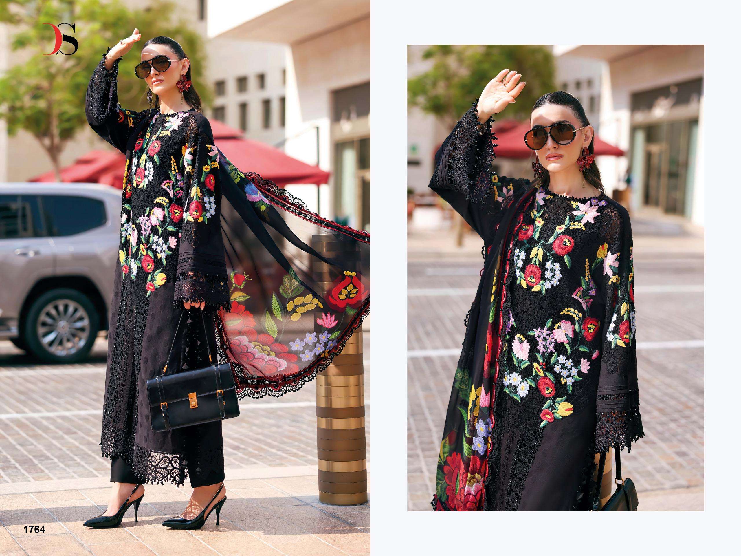 DEEPSY SUITS MARIA B PREMIUM EMBROIDERED VOL 3 NX COTTON HEAVY EMBROIDERY WORKS SUIT