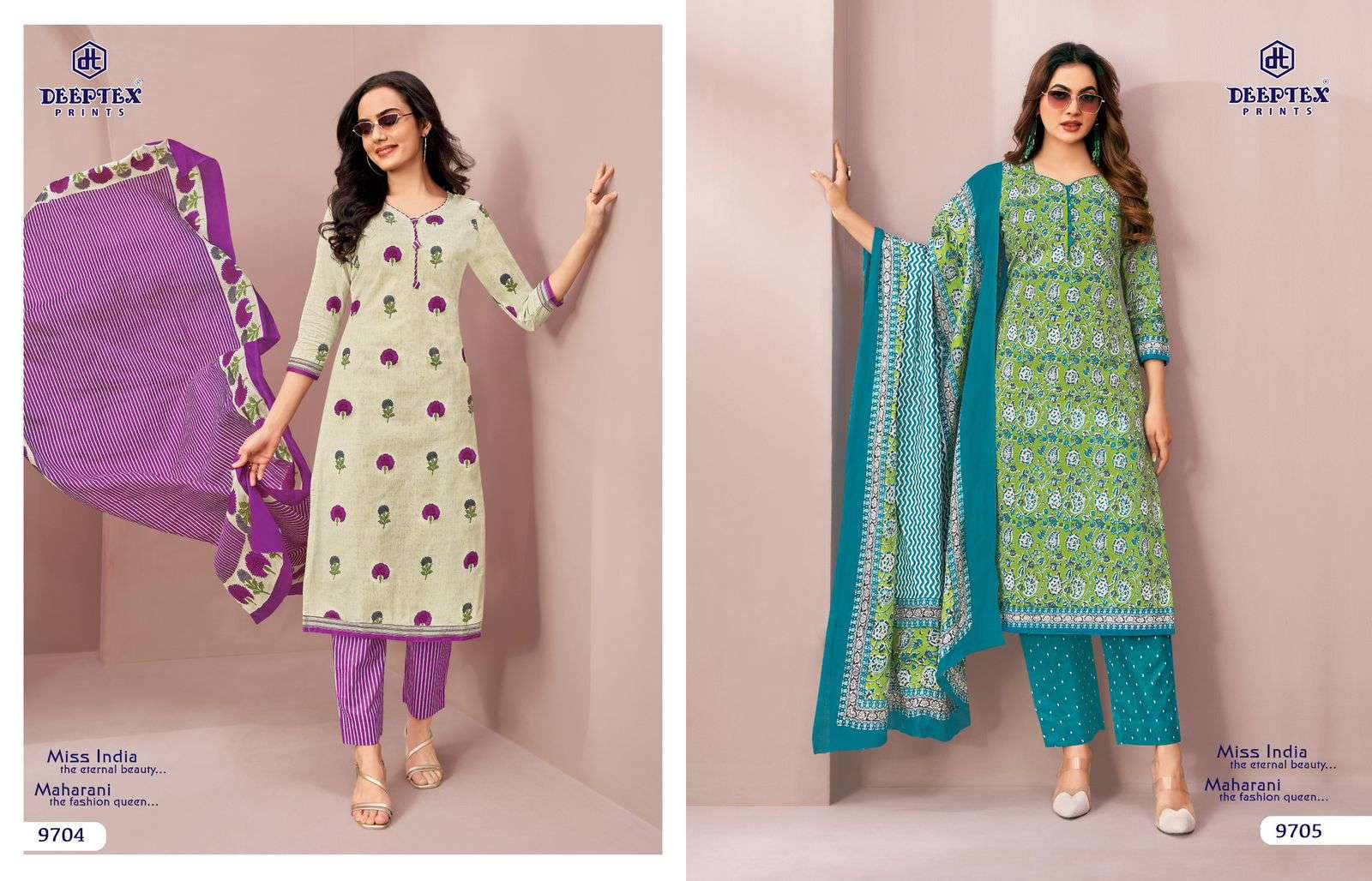 DEEPTEX PRINTS MISS INDIA VOL 97 COTTON PRINTED LADIES SALWAR SUIT	