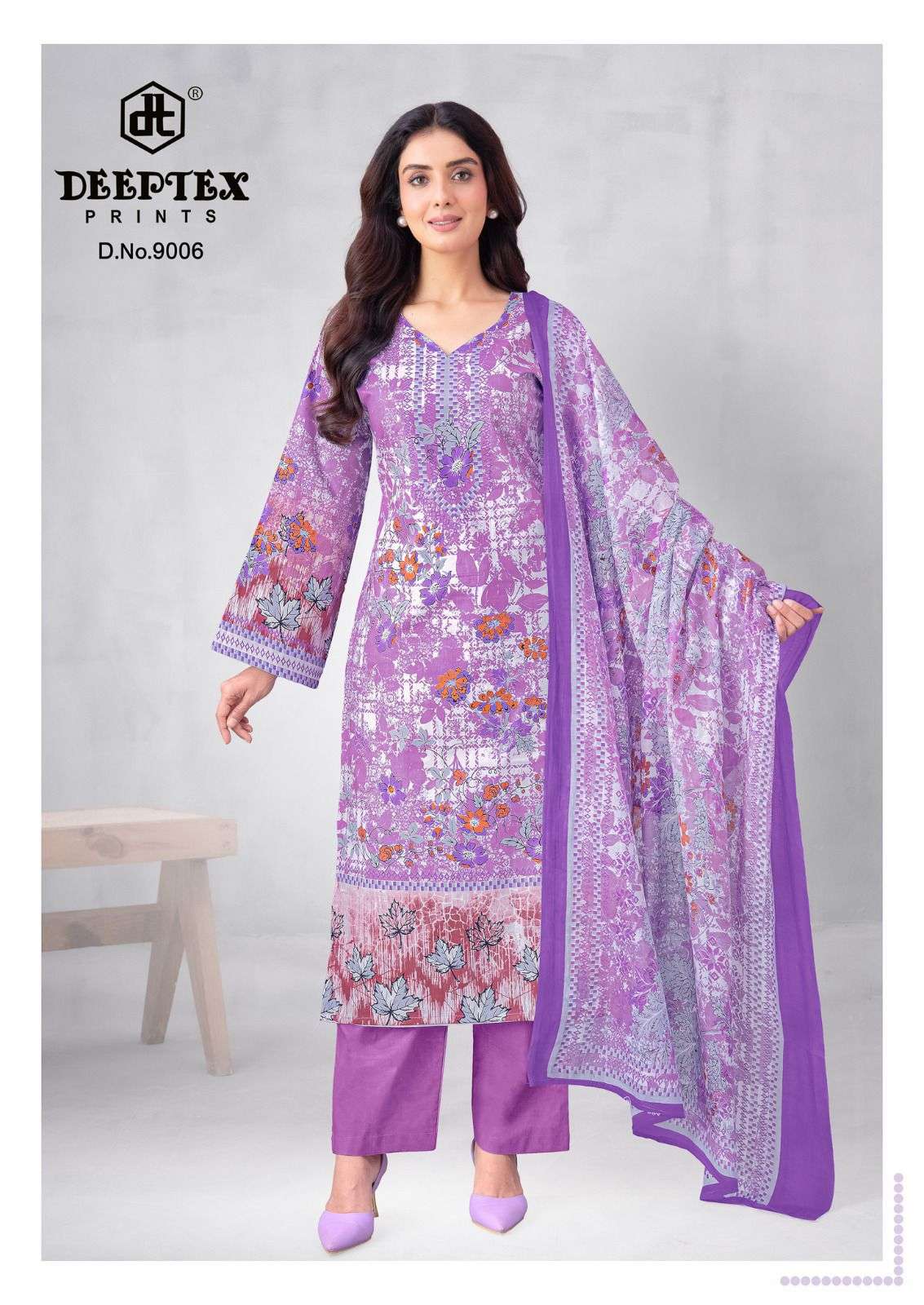 DEEPTEX PRINTS ROOHI ZARA VOL 9 LAWN COTTON DIGITAL PRINTS SALWAR SUIT