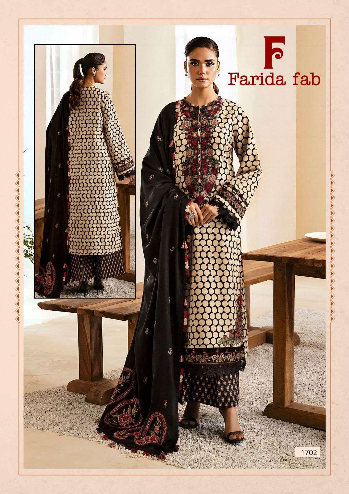FARIDA FAB ELLIJA B VOL 17 COTTON DIGITAL PRINT SALWAR SUIT