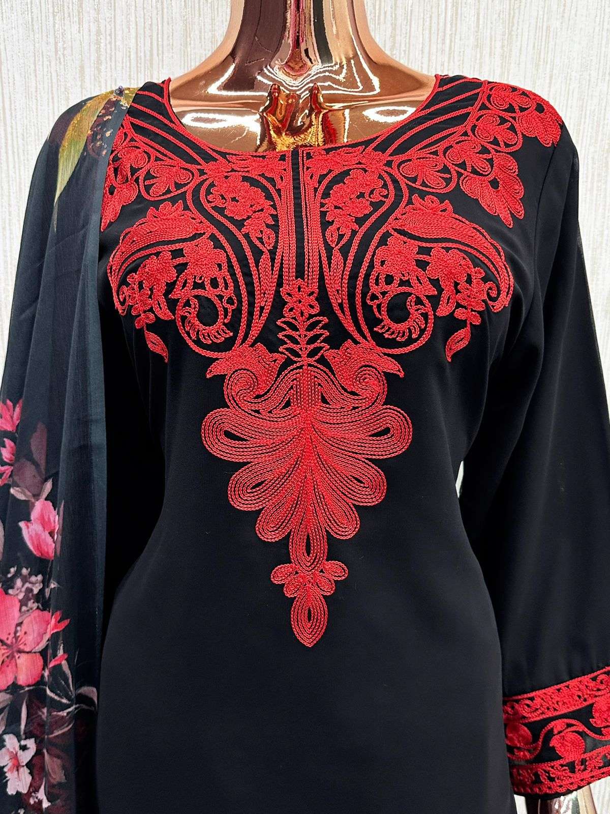 FLORENT D NO 1085 GEORGETTE EMBROIDERY WORK SUIT