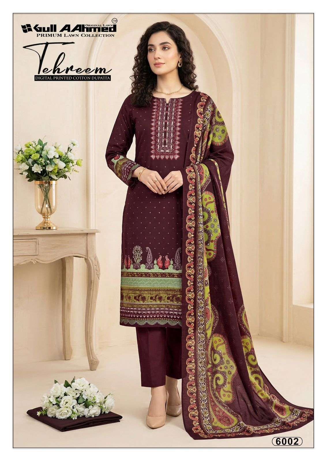 GULL AAHMED TEHREEM VOL 6 COTTON DIGITAL PRINT SALWAR SUIT