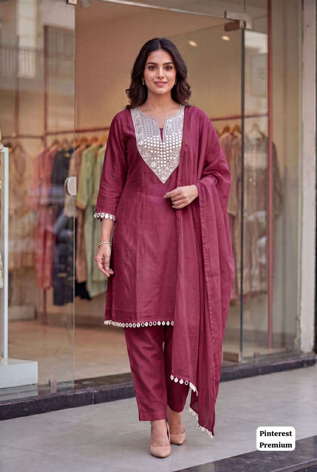 INLI PINTEREST PREMIUM VOL 3 SILK FANCY WORKS STYLE LADIES 3PCS SET COLLECTION 
