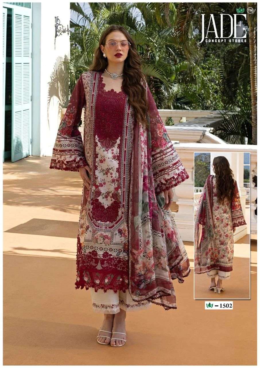 JADE CRIMSON EXCLUSIVE HEAVY LAWN  READY MADE COLLECTION COLLECTION VOL 15