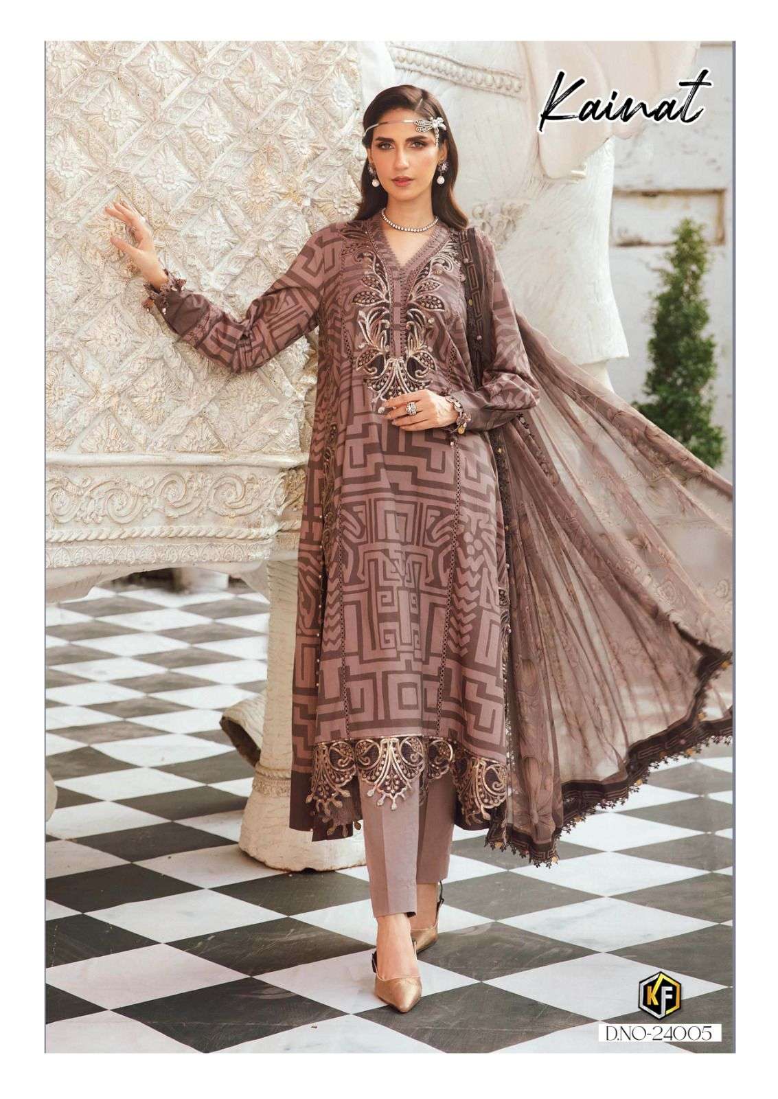 KEVAL FAB KAINAT VOL  24 COTTON DIGITAL PRINT SALWAR SUIT