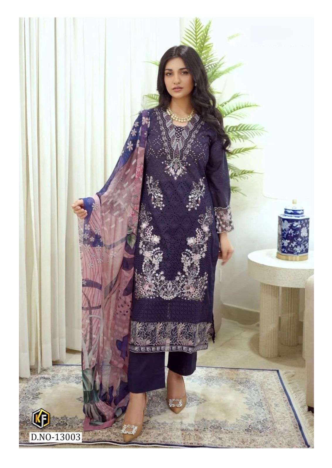 KEVAL FAB RANGREZ VOL 13 COTTON DIGITAL PRINTS SALWAR SUIT	