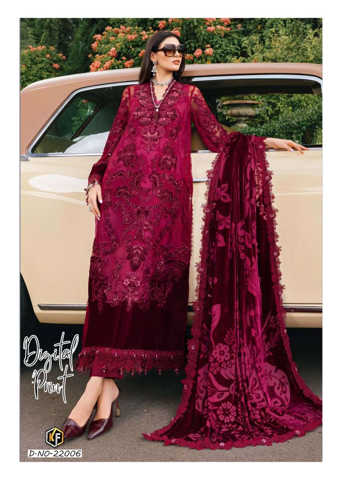 KEVAL FAB SOBIA NAZIR VOL 22 COTTON DIGITAL KARACHI PRINTS SALWAR SUIT