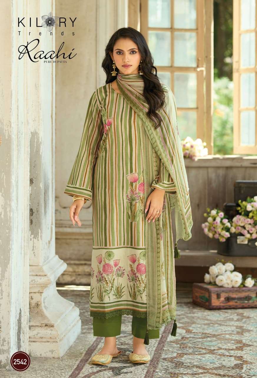 KILORY TRENDS RAAHI LAWN COTTON DIGITAL PRINT WITH EMBROIDERY WORK SUIT