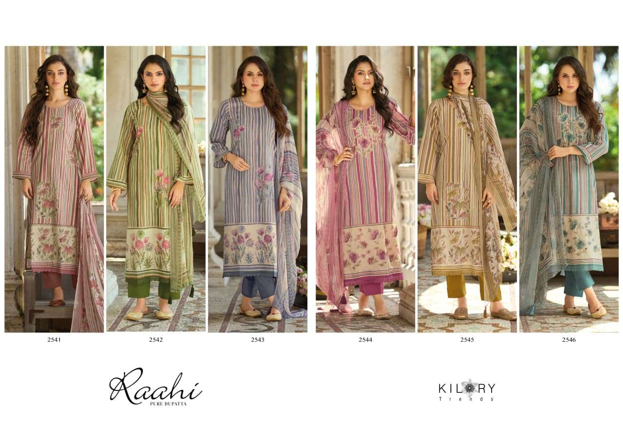 KILORY TRENDS RAAHI LAWN COTTON DIGITAL PRINT WITH EMBROIDERY WORK SUIT