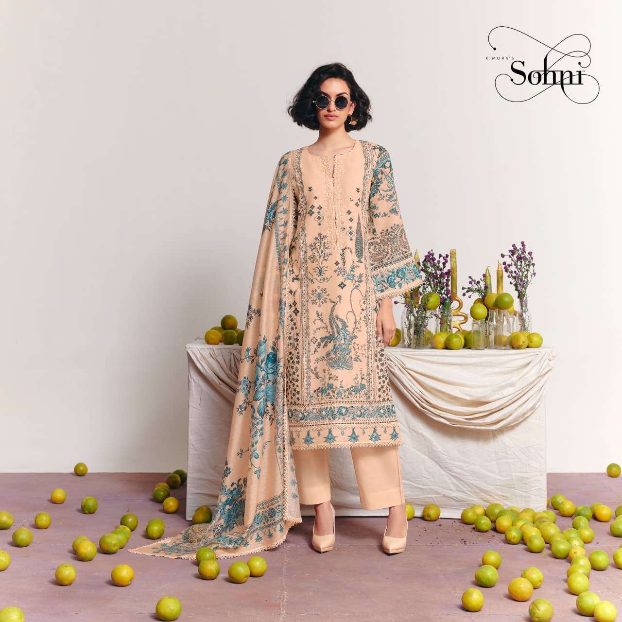 KIMORA SOHNI LEMONADE VOL 68 LAWN COTTON DESIGNER WORK SUIT