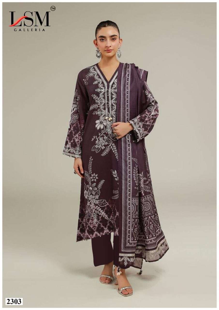 LSM GALLERIA PARIAN DREAM HEAVY LUXURY LAWN COLLECTION VOL 23 DIGITAL PRINT SALWAR SUIT