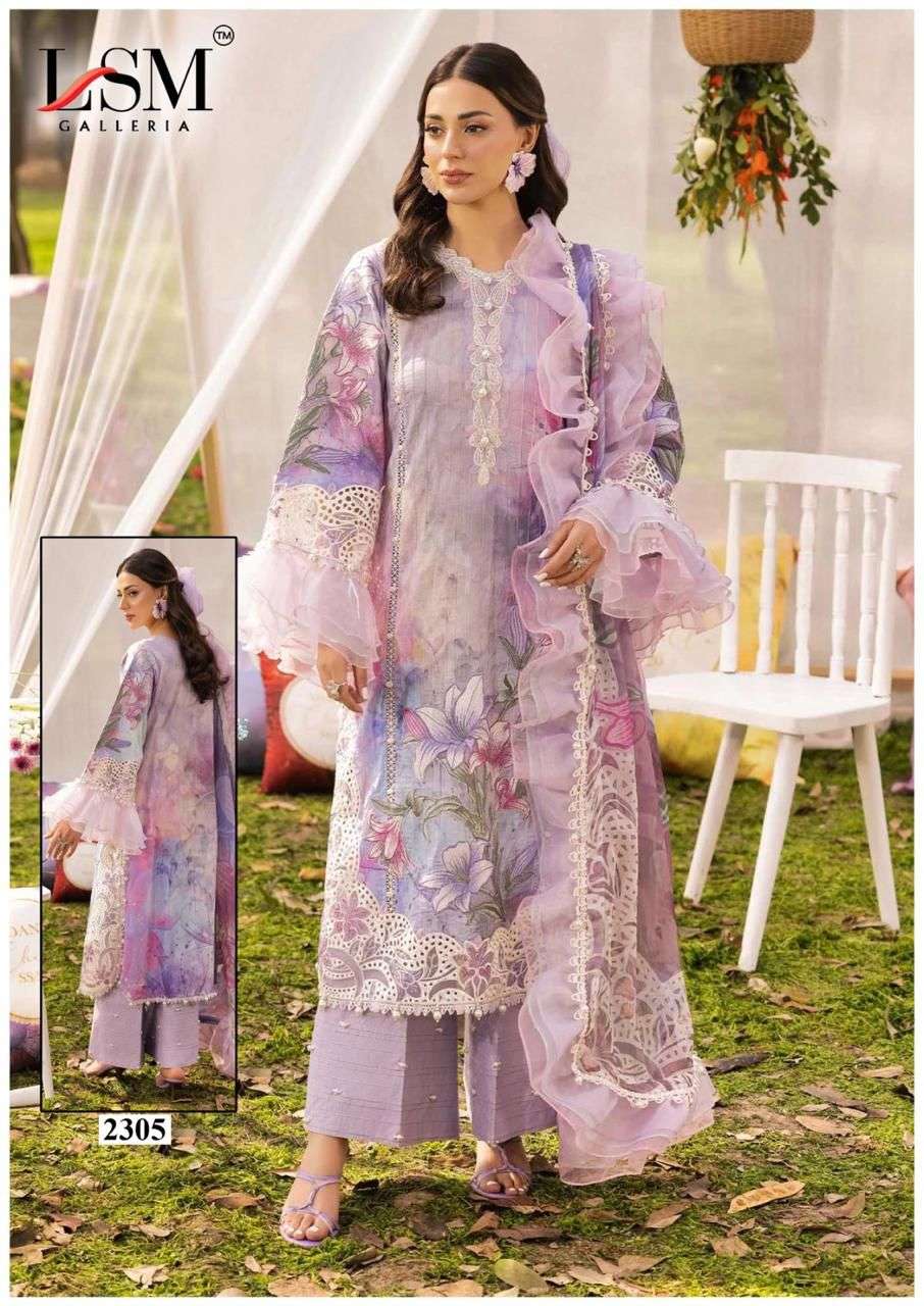 LSM GALLERIA PARIAN DREAM HEAVY LUXURY LAWN COLLECTION VOL 23 DIGITAL PRINT SALWAR SUIT