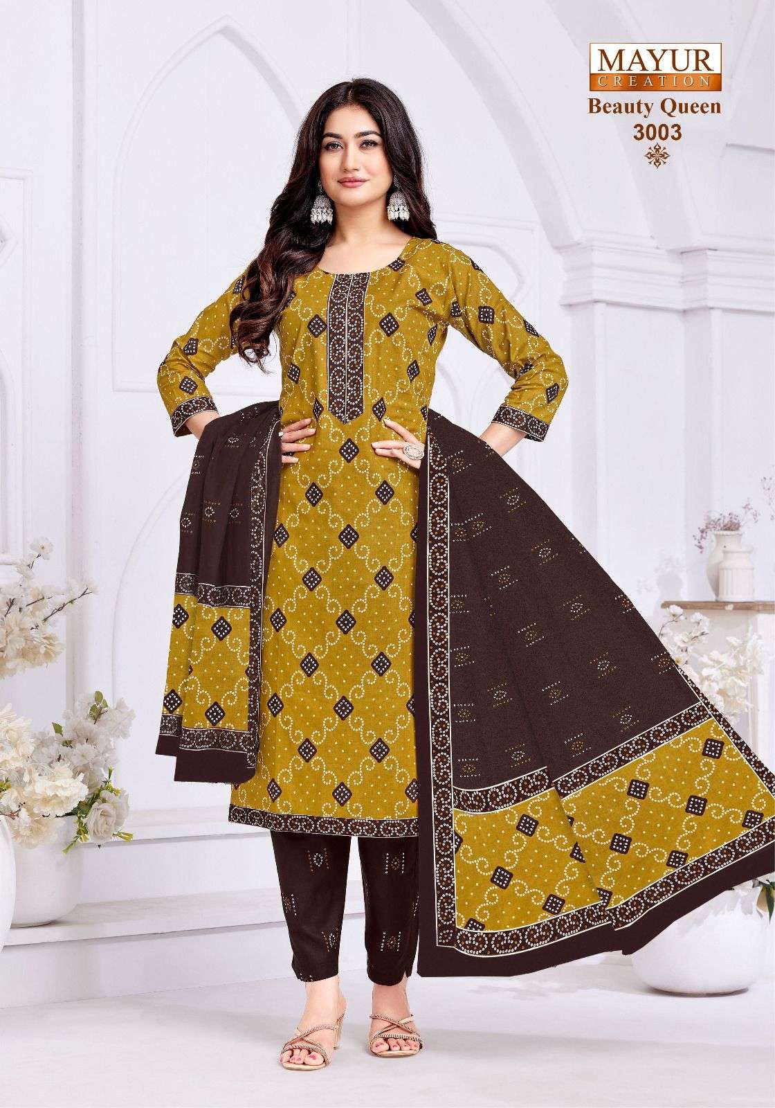 MAYUR CREATION BEAUTY QUEEN VOL 3 COTTON LADIES STITCHED SUIT