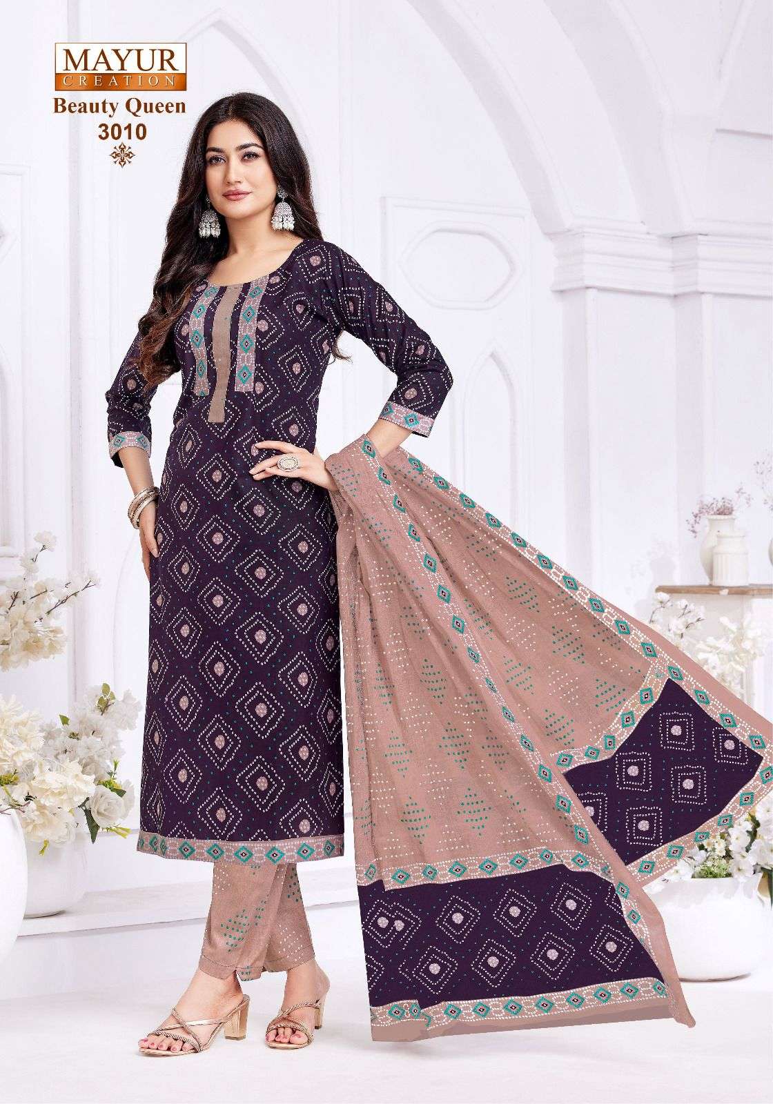 MAYUR CREATION BEAUTY QUEEN VOL 3 COTTON LADIES STITCHED SUIT