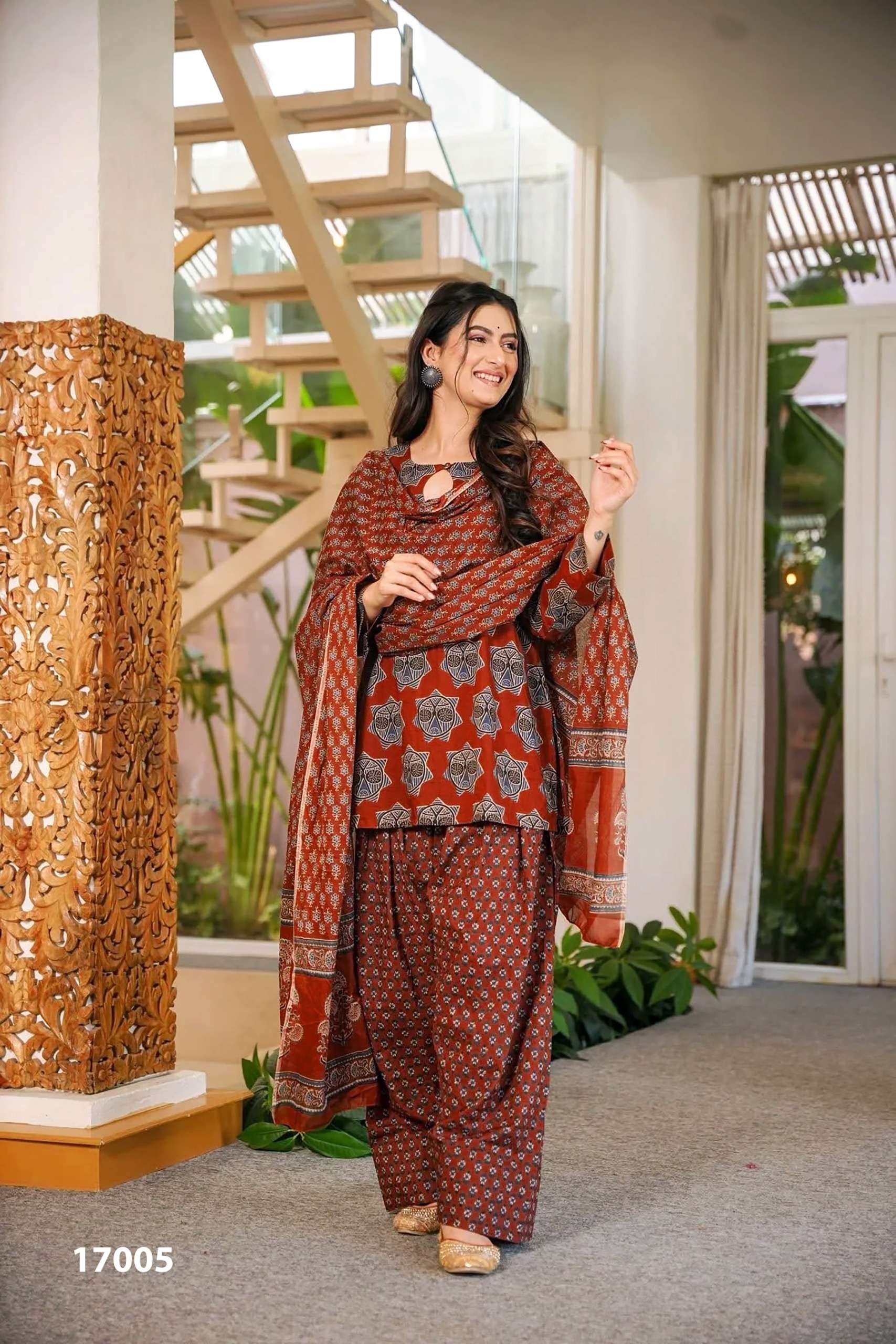 MF CLORA VOL 17 COTTON PRINTED FANCY LOOK READY LADIES 3PCS SET COLLECTION 