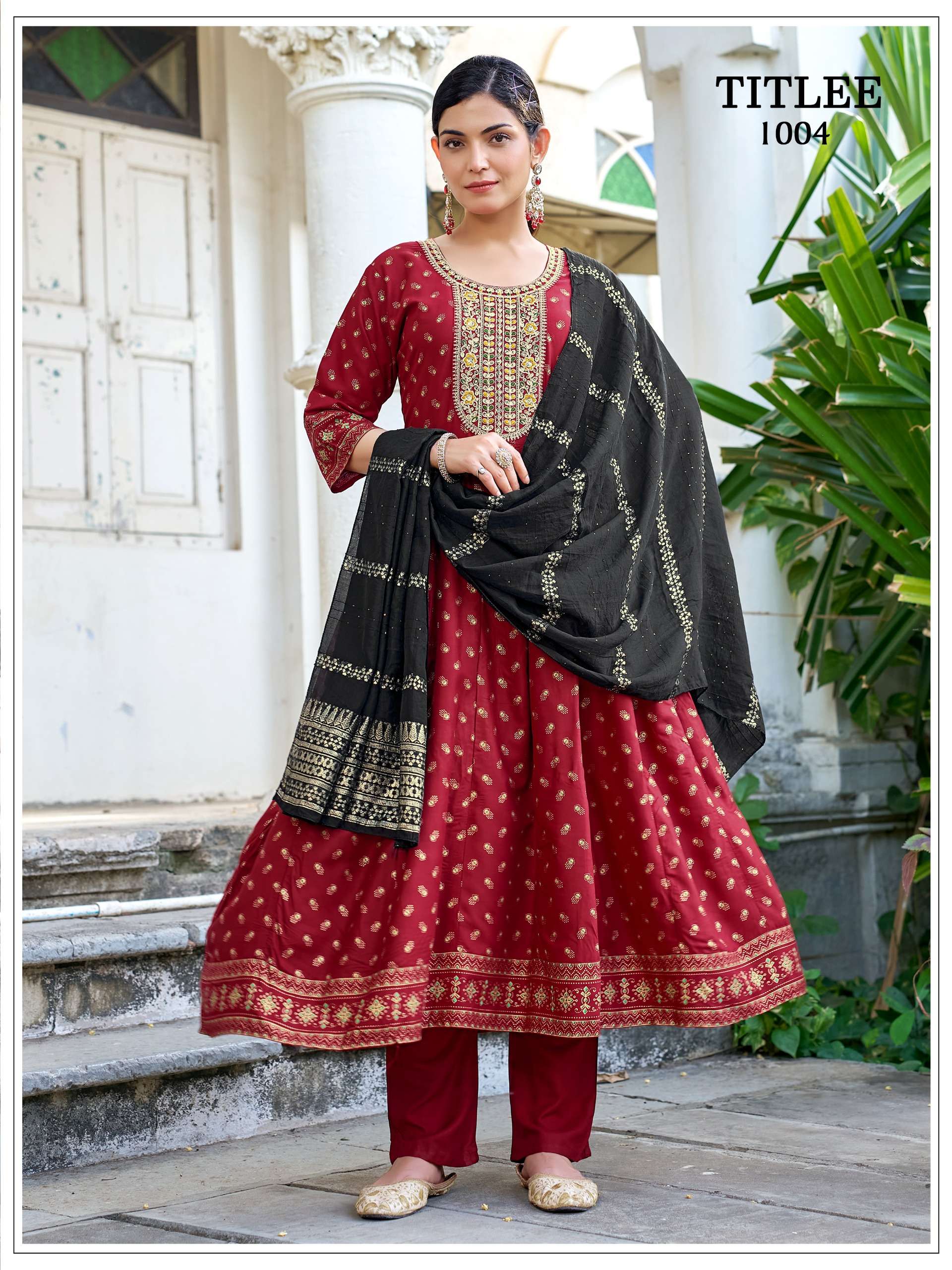 MUKESH TITLEE RAYON HEAVY SEQUENCE DESIGNER WORK LADIES 3PCS SET COLLECTION 