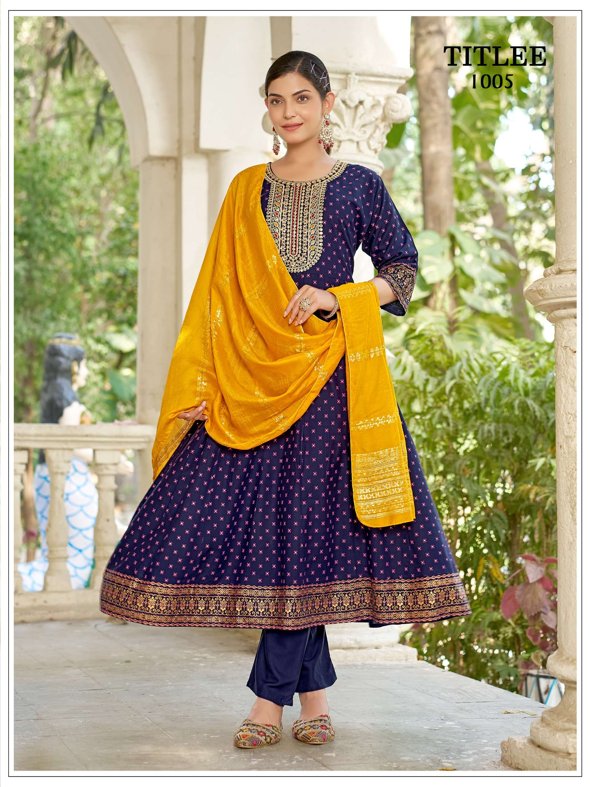 MUKESH TITLEE RAYON HEAVY SEQUENCE DESIGNER WORK LADIES 3PCS SET COLLECTION 