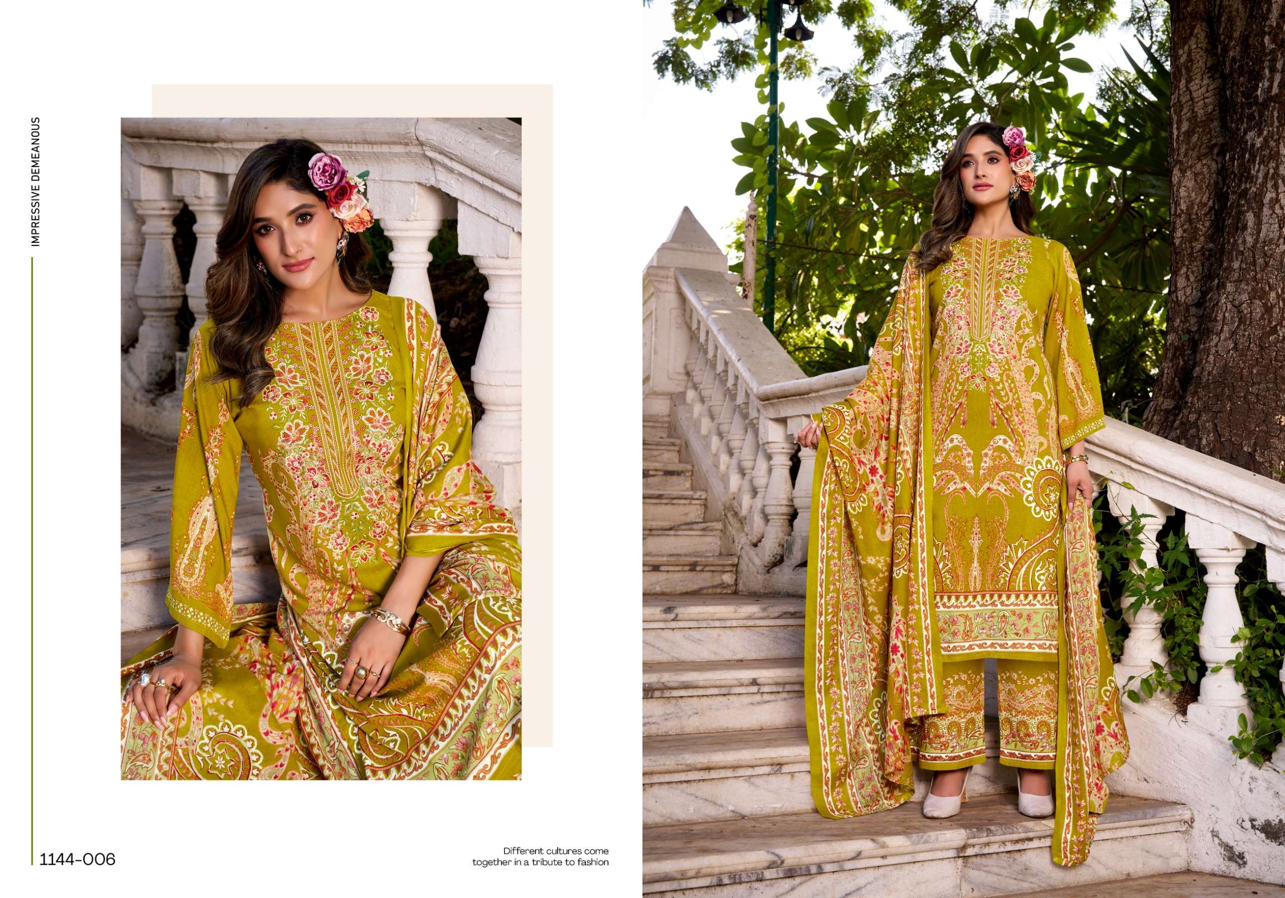 ROMANI MAHIRA VOL 9 COTTON DIGITAL PRINTS WITH FANCY WORK SUIT