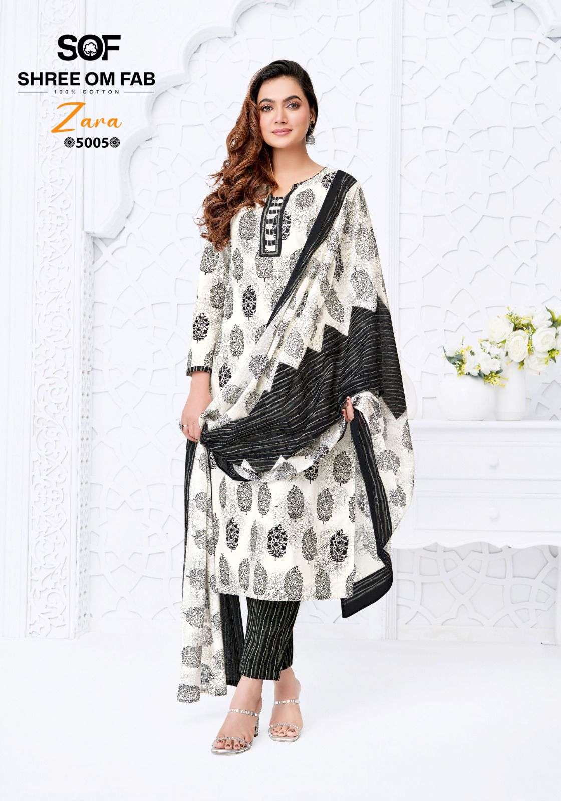 SHREE OM FAB ZARA VOL 5 COTTON PRINTED LADIES SALWAR SUIT