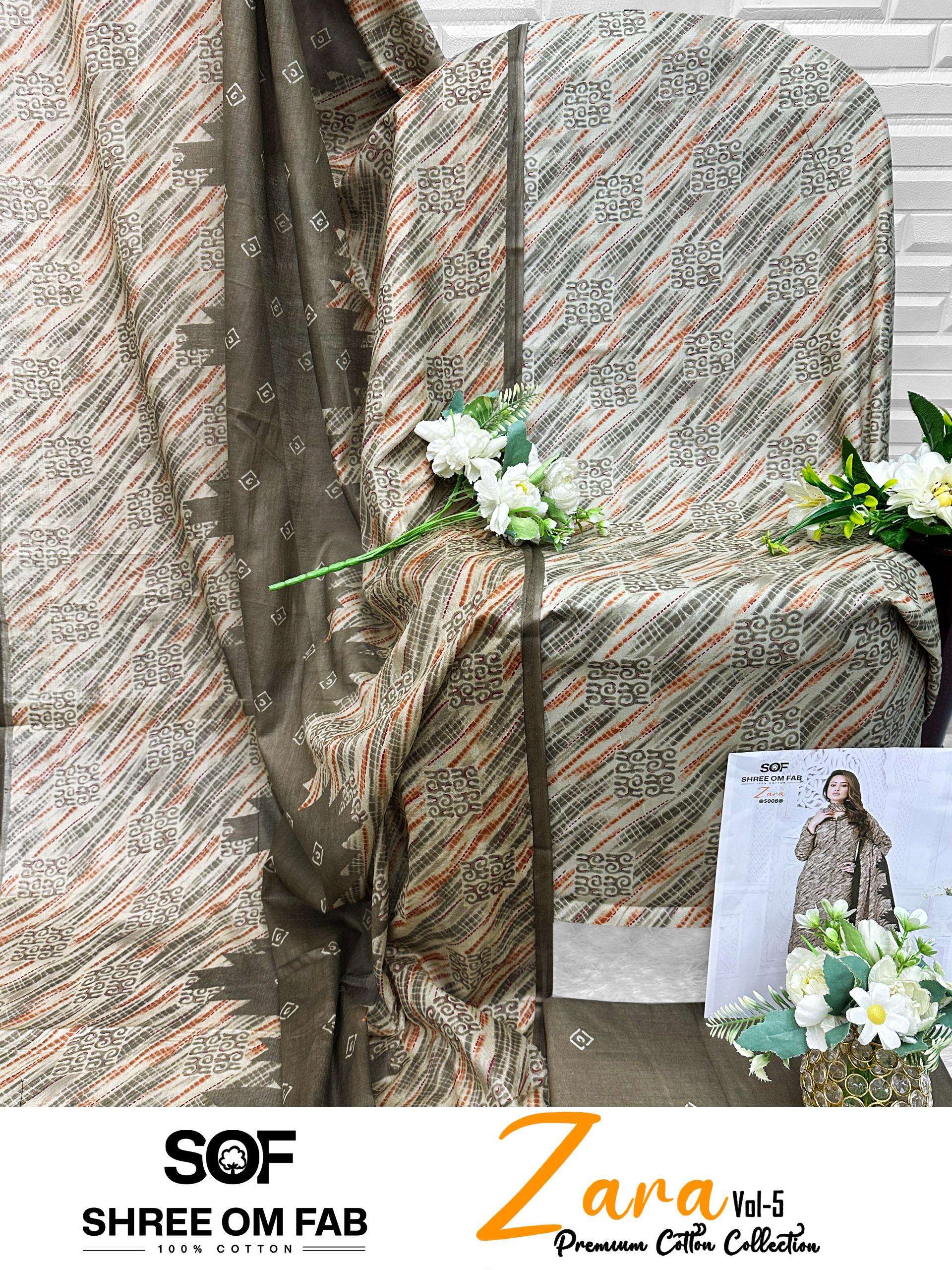 SHREE OM FAB ZARA VOL 5 COTTON PRINTED LADIES SALWAR SUIT