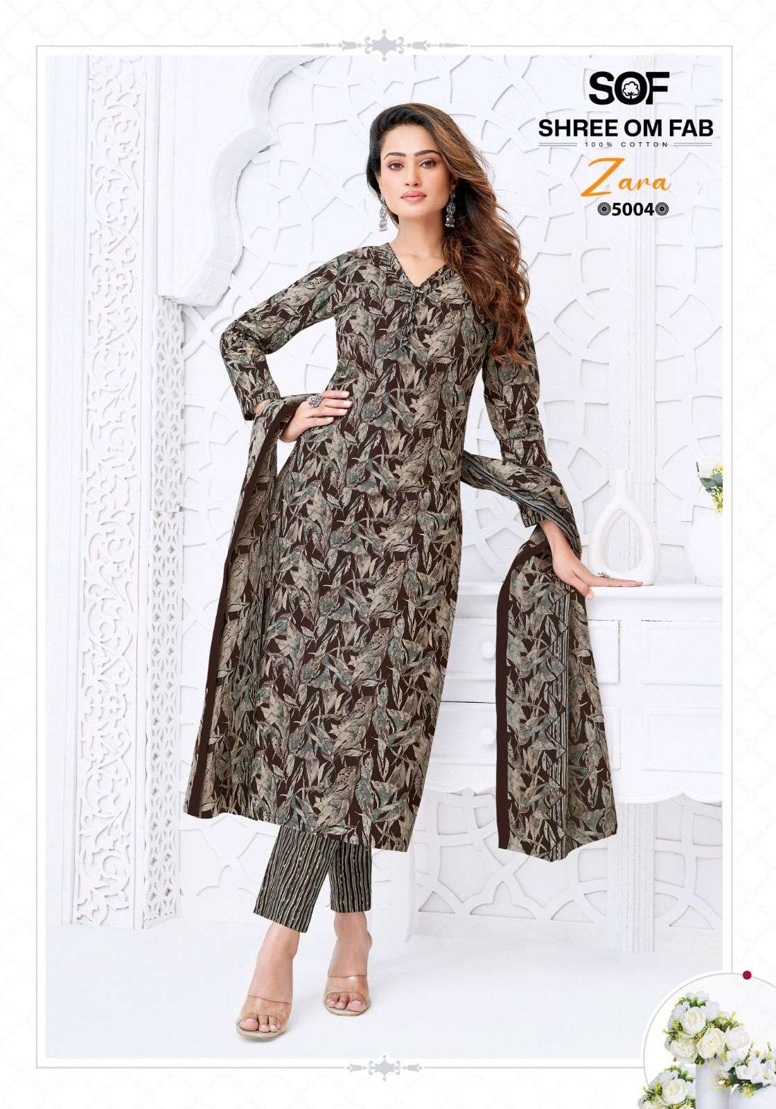 SHREE OM FAB ZARA VOL 5 COTTON PRINTED LADIES SALWAR SUIT