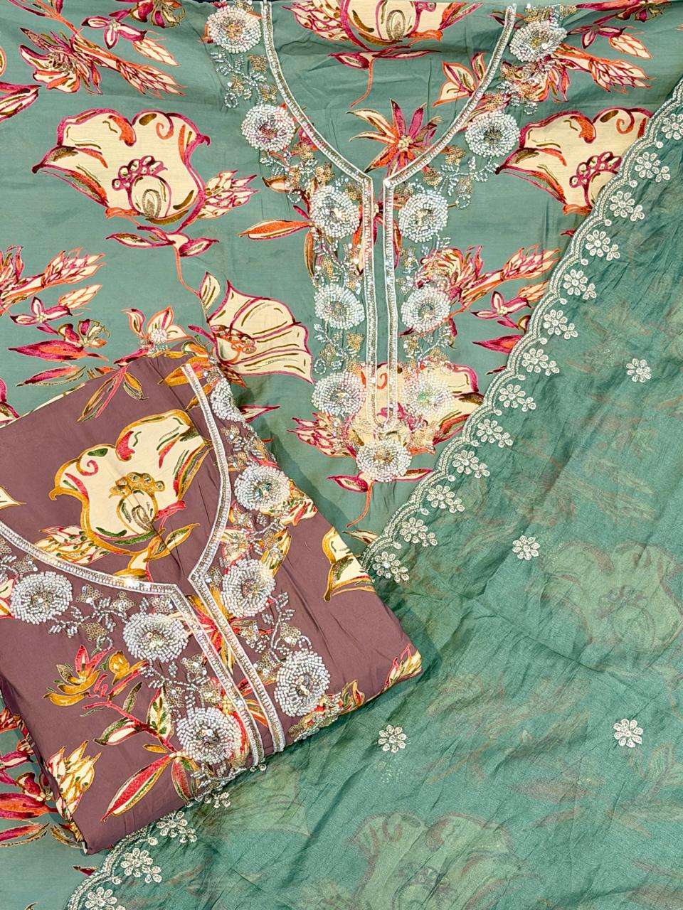 SIARA NON CATALOG VOL 17 MODAL FABRIC DESIGNER WORK LADIES SUIT