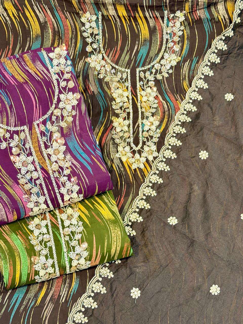 SIARA NON CATALOG VOL 17 MODAL FABRIC DESIGNER WORK LADIES SUIT