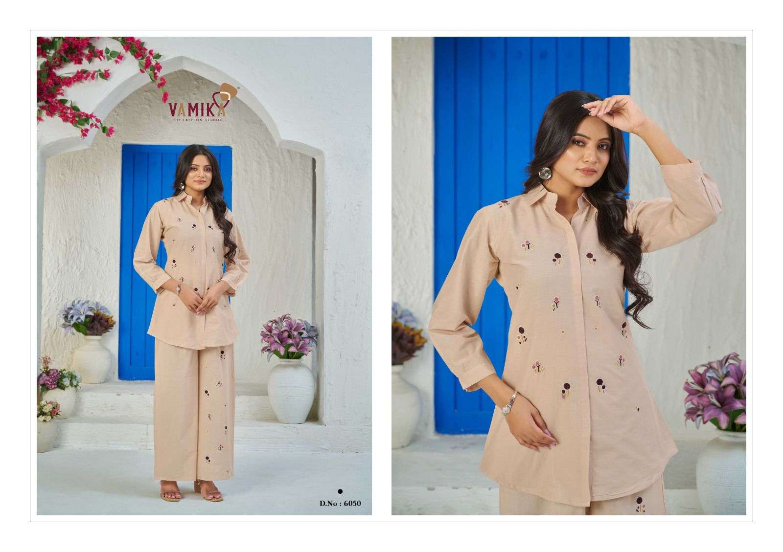 VAMIKA ELITE COTTON FANCY SUMMER WEAR LADIES CO-ORD SET 