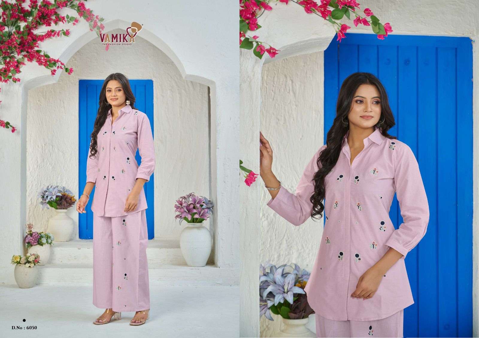 VAMIKA ELITE COTTON FANCY SUMMER WEAR LADIES CO-ORD SET 