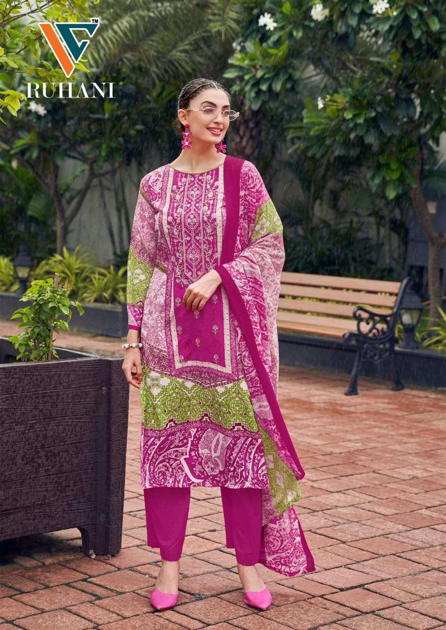 VANDANA‎ CREATION RUHANI‎‎ VOL 38 COTTON DIGITAL PRINT SALWAR SUIT	