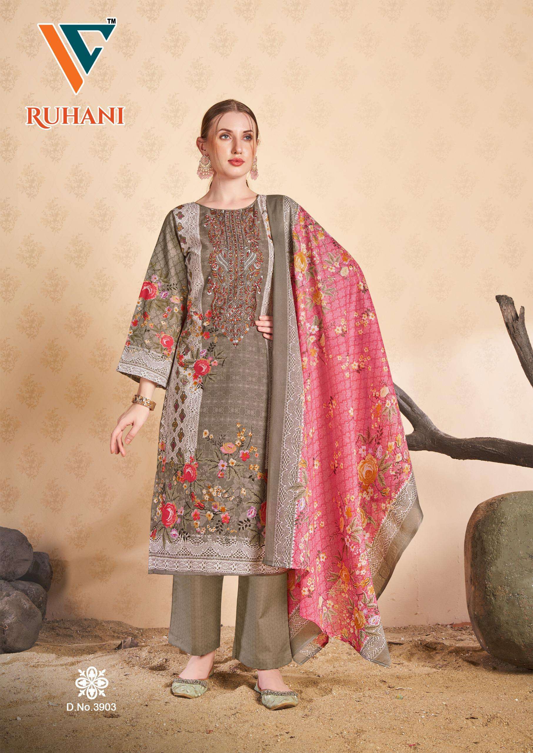 VANDANA CREATION RUHANI‎‎ VOL 39 COTTON DIGITAL STYLE PRINT SALWAR SUIT