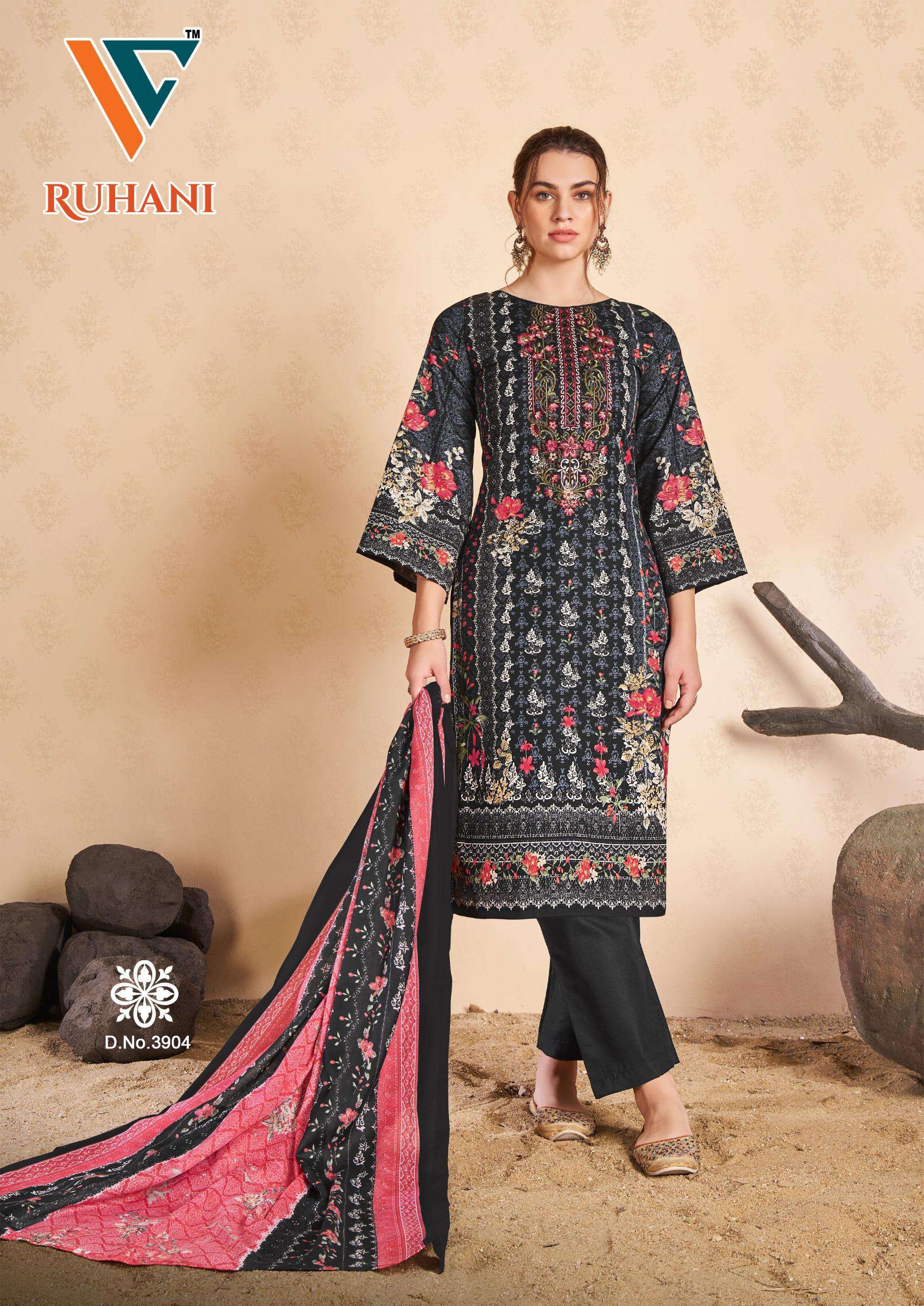 VANDANA CREATION RUHANI‎‎ VOL 39 COTTON DIGITAL STYLE PRINT SALWAR SUIT