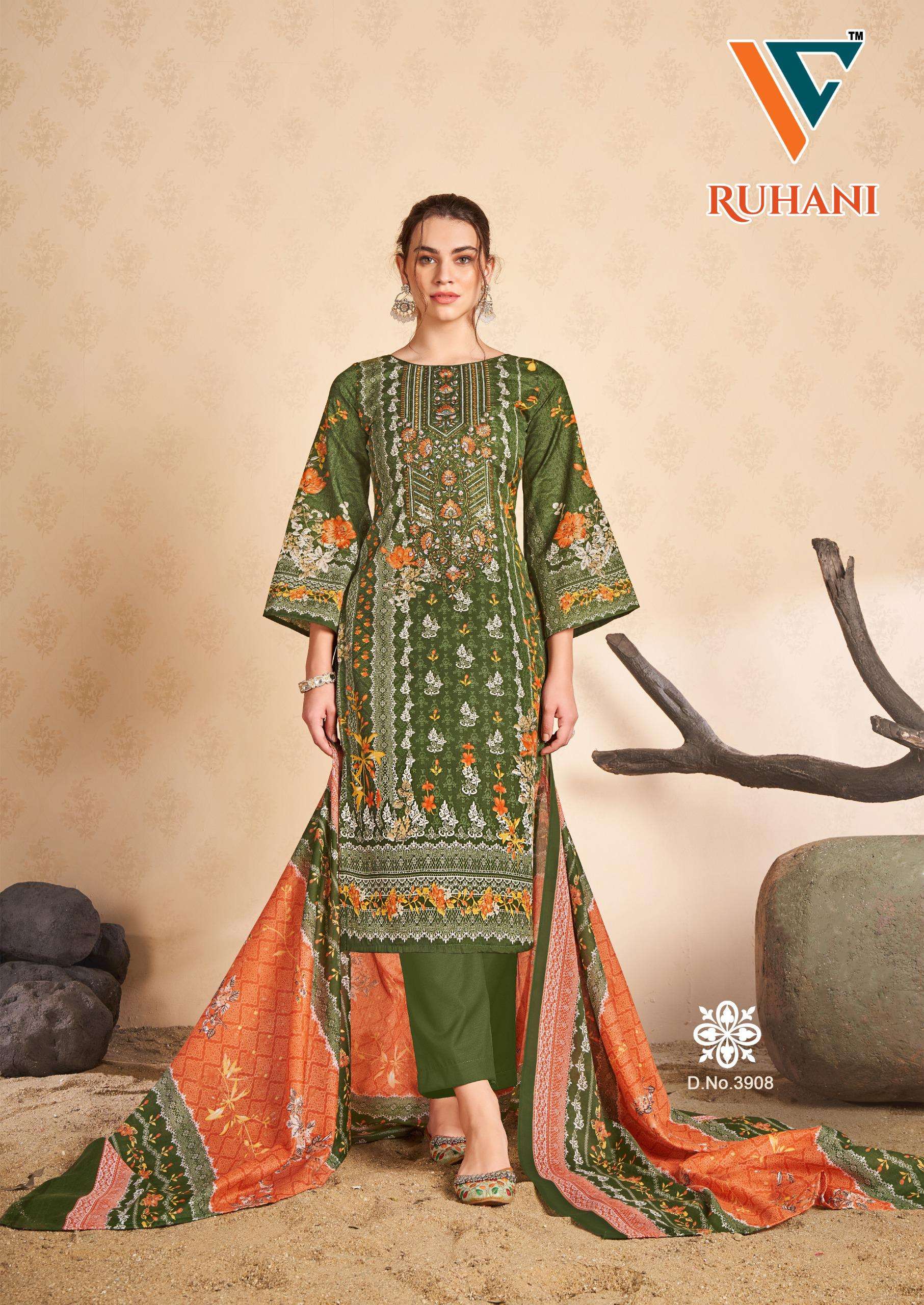 VANDANA CREATION RUHANI‎‎ VOL 39 COTTON DIGITAL STYLE PRINT SALWAR SUIT