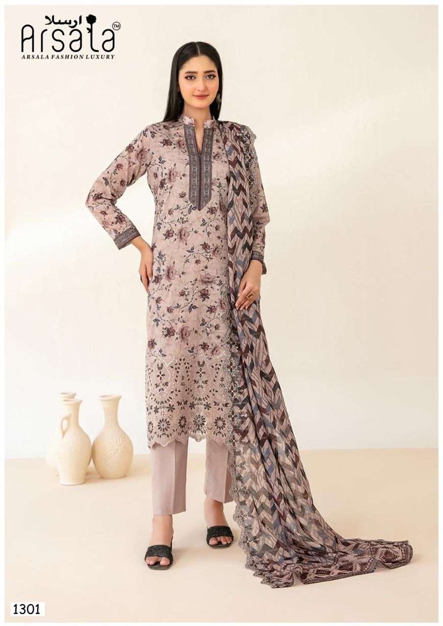 ARSALA FASHION AMIRA HEAVY COTTON LUXURY COLLECTION VOL 13 LAWN COTTON DIGITAL PRINT SALWAR SUIT