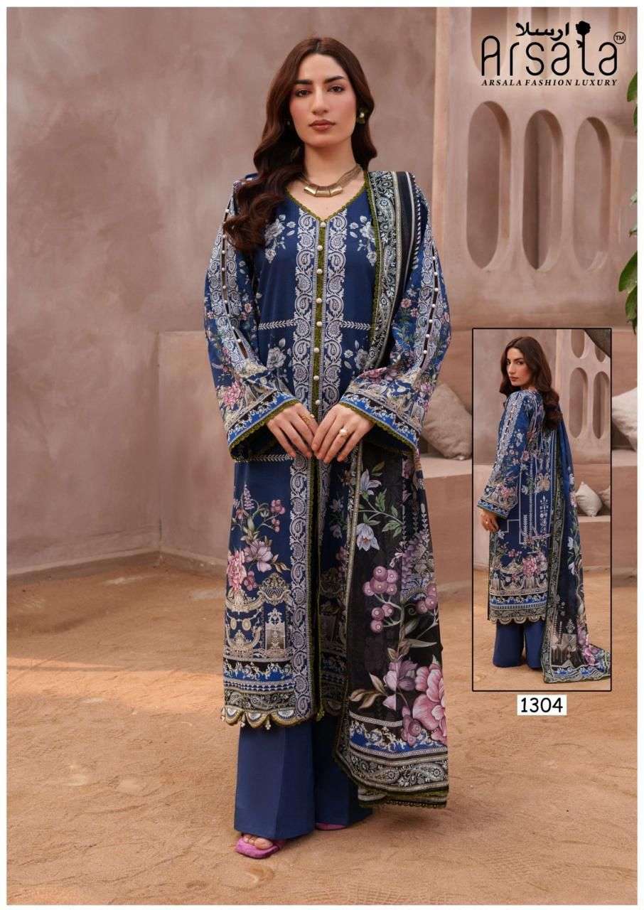 ARSALA FASHION AMIRA HEAVY COTTON LUXURY COLLECTION VOL 13 LAWN COTTON DIGITAL PRINT SALWAR SUIT