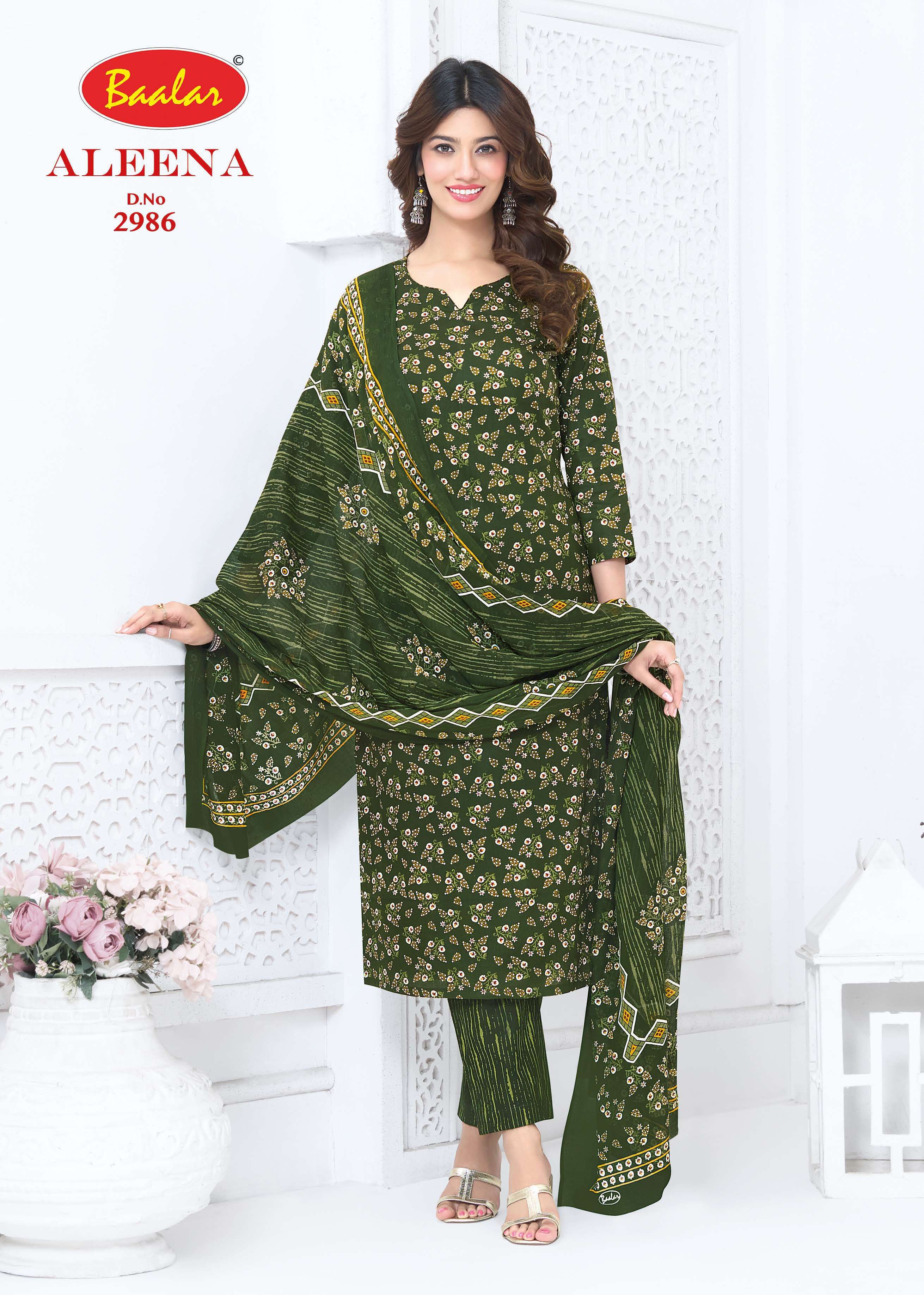 BAALAR ALEENA VOL 29 COTTON PRINTED LADIES SUIT