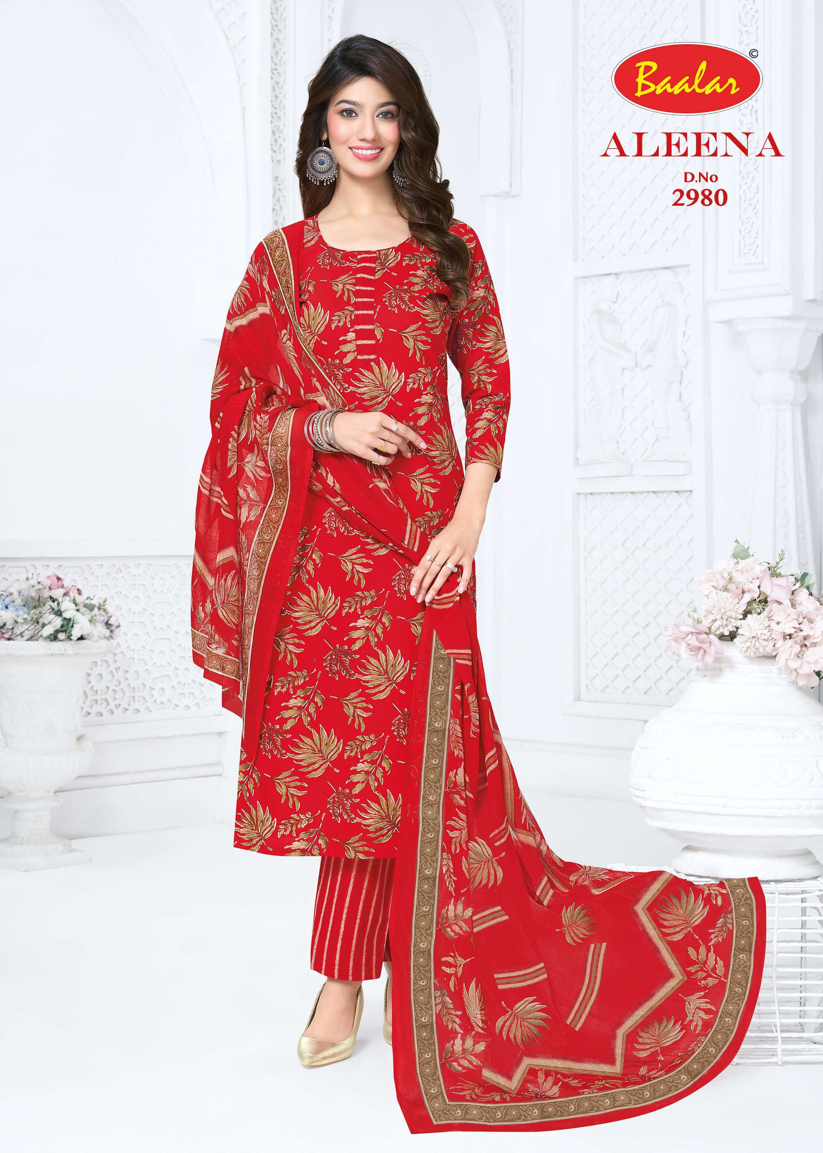 BAALAR ALEENA VOL 29 COTTON PRINTED LADIES SUIT