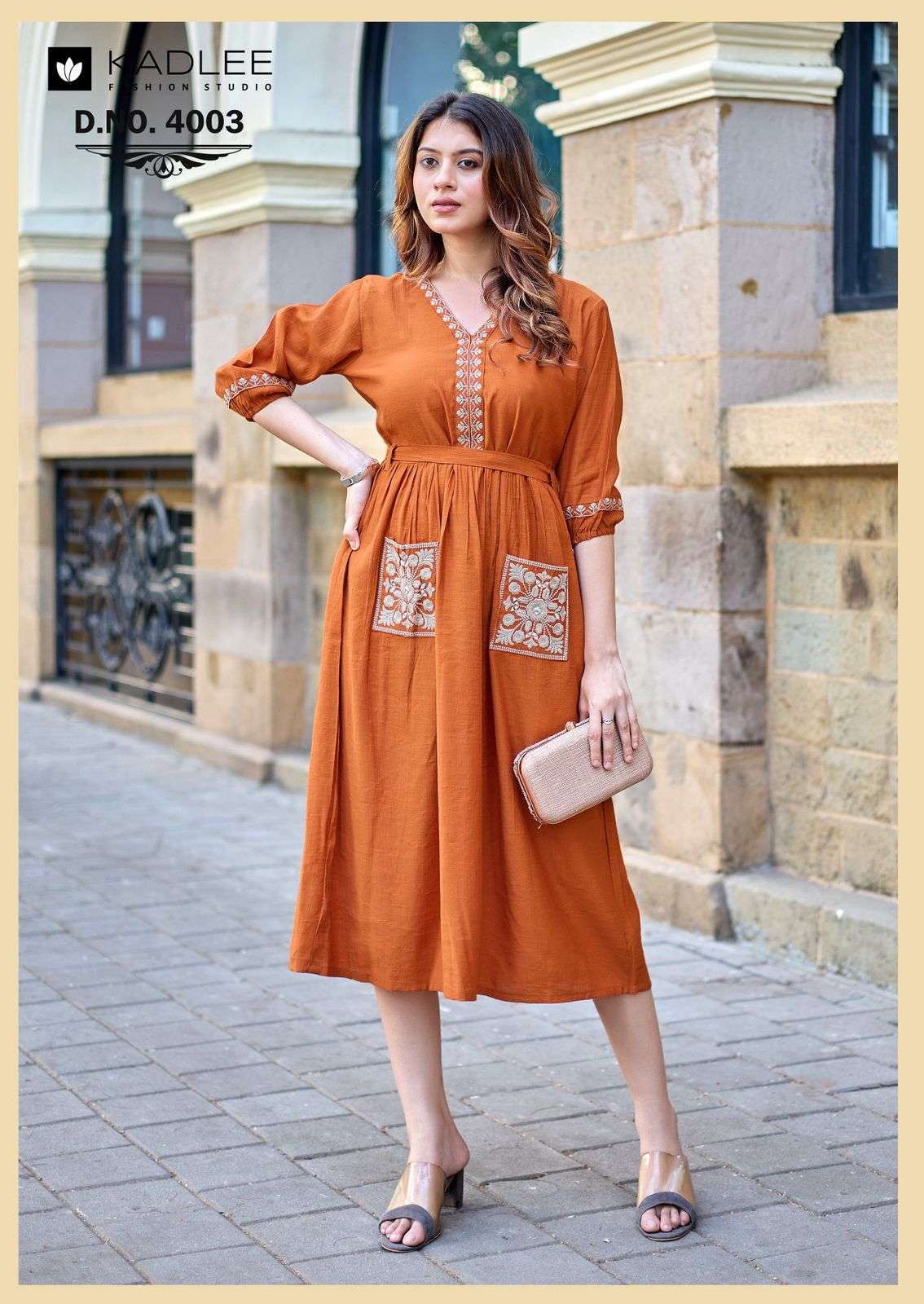 KADLEE FASHION ALEENA VISCOSE PREETY LOOK DESIGNER LADIES ONE PIECE GOWN DRESS 