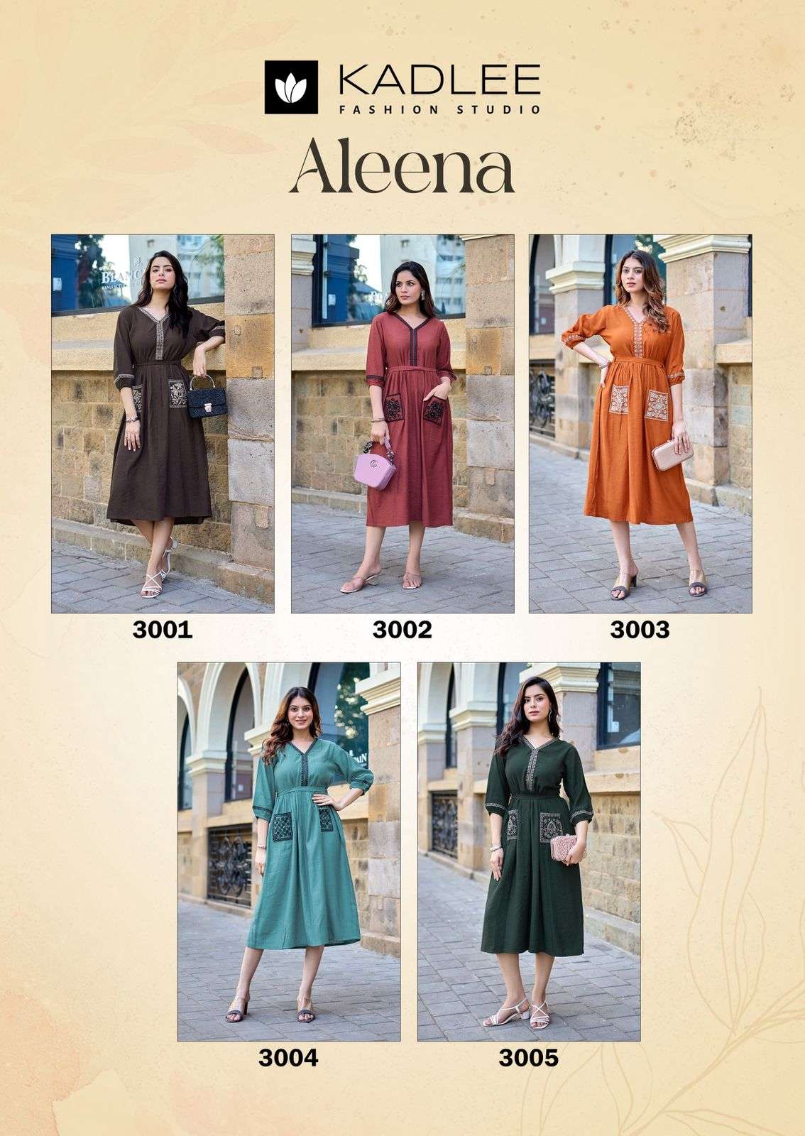 KADLEE FASHION ALEENA VISCOSE PREETY LOOK DESIGNER LADIES ONE PIECE GOWN DRESS 