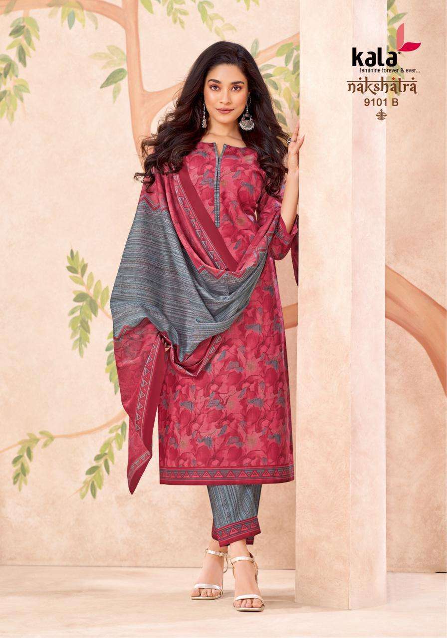 KALA FASHION NAKSHATRA VOL 5 COTTON PRINTED LADIES DRESS