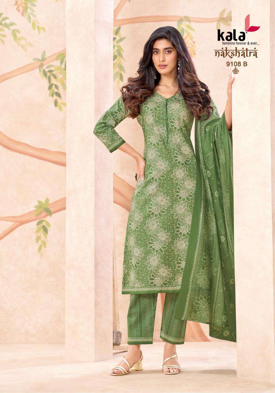 KALA FASHION NAKSHATRA VOL 5 COTTON PRINTED LADIES DRESS