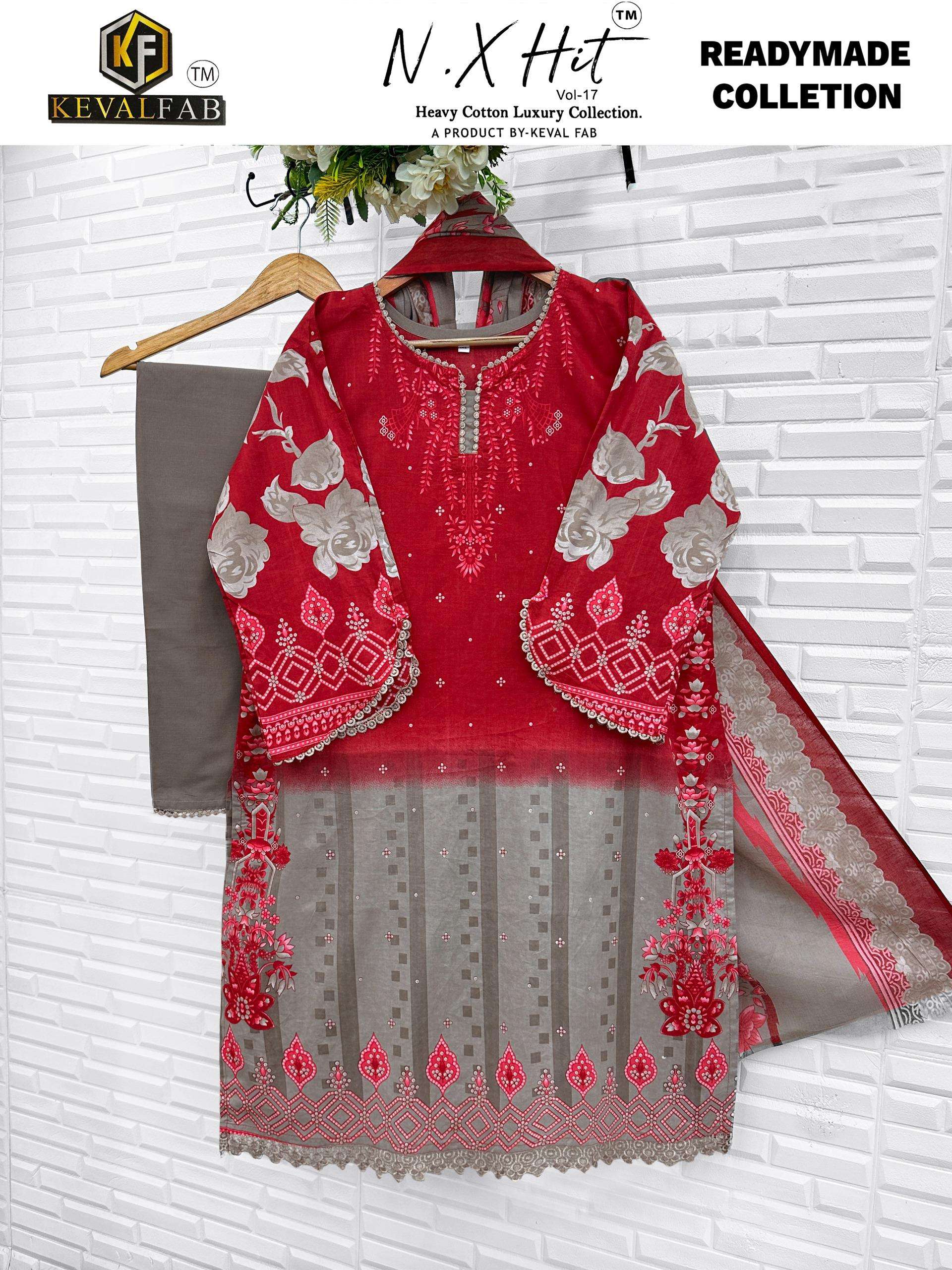 KEVAL FAB NX HIT COTTON LUXURY READY MADE COLLECTION VOL 17 READY MADE COLLECTION 