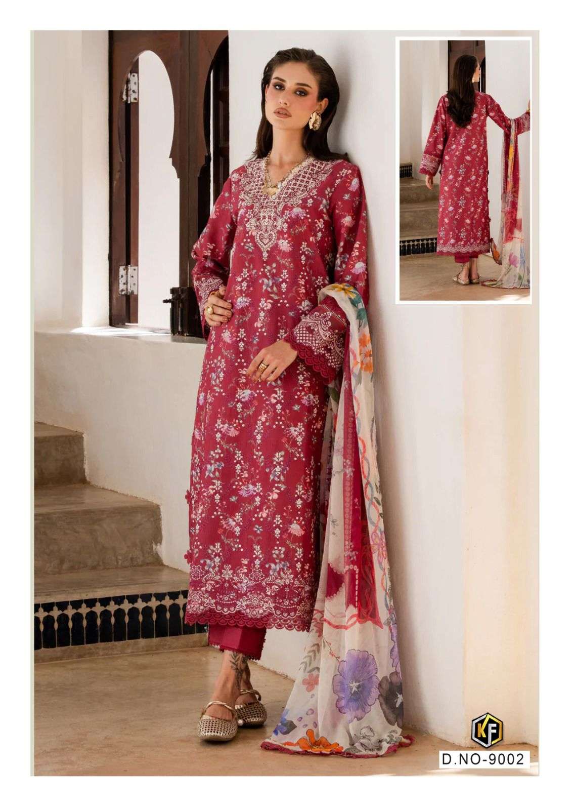 KEVAL FAB QURBAT NX VOL 9 COTTON DIGITAL PRINTS SALWAR SUIT