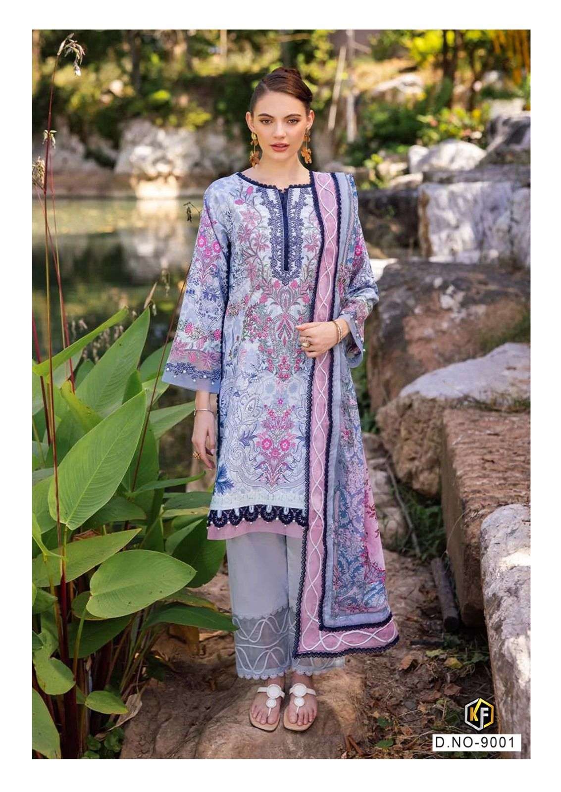 KEVAL FAB QURBAT NX VOL 9 COTTON DIGITAL PRINTS SALWAR SUIT