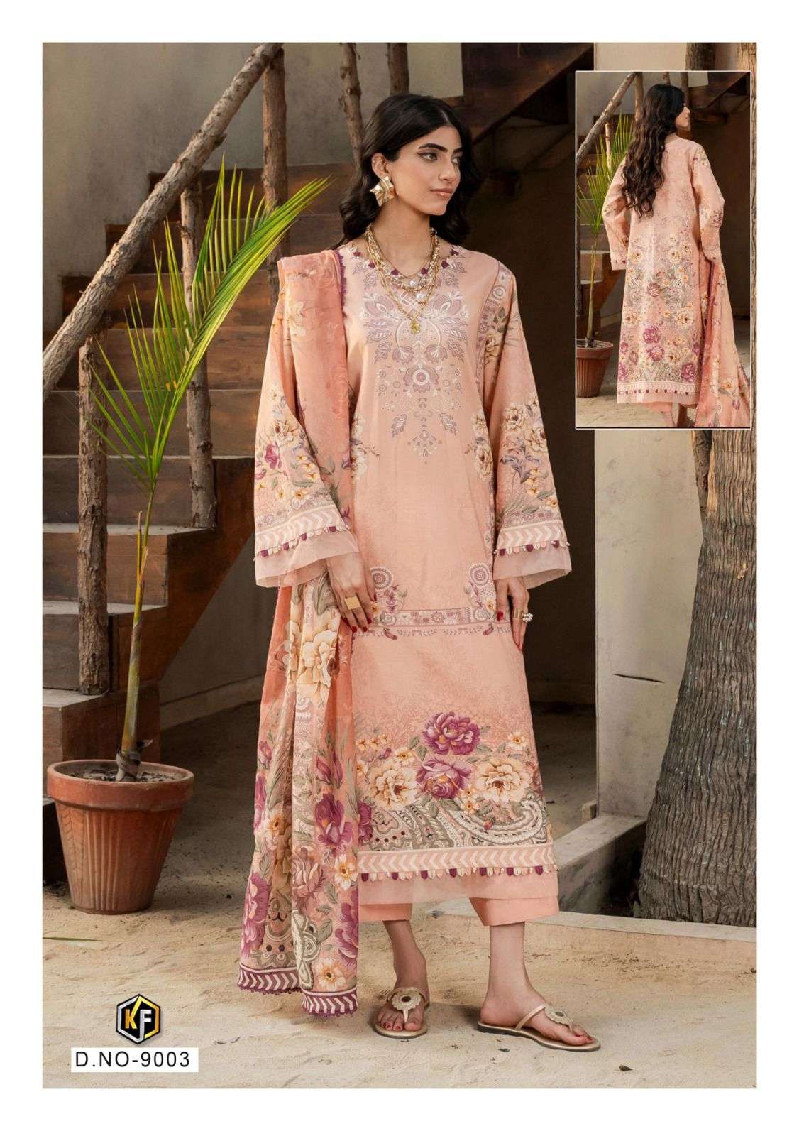 KEVAL FAB QURBAT NX VOL 9 COTTON DIGITAL PRINTS SALWAR SUIT