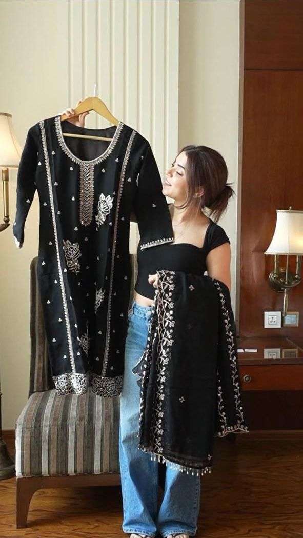 LM 15 GEORGETTE DESIGNER PARTY WEAR LADIES SHARARA SUIT