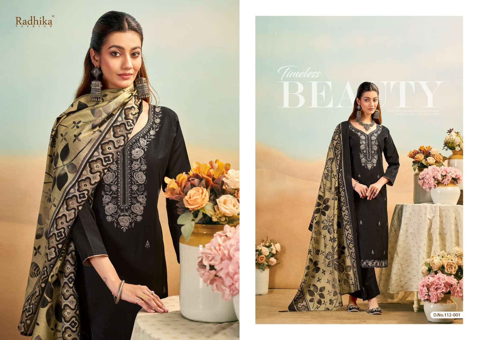 RADHIKA FASHION AZARA SHAFINAZ JAM COTTON PRINT WITH FANCY WORK SUIT