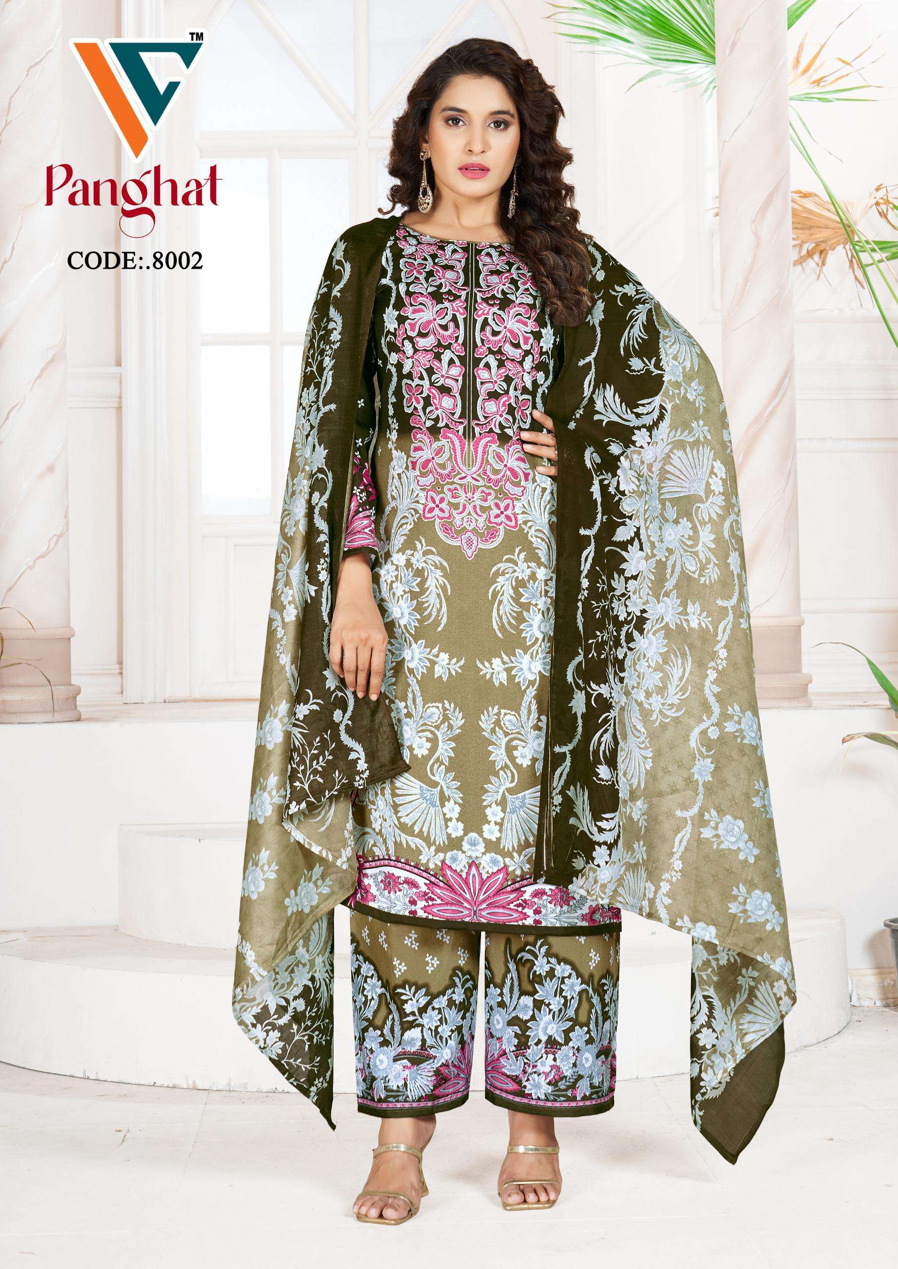 VANDANA CREATION PANGHAT VOL 8 COTTON DIGITAL KARACHI PRINTS SALWAR SUIT