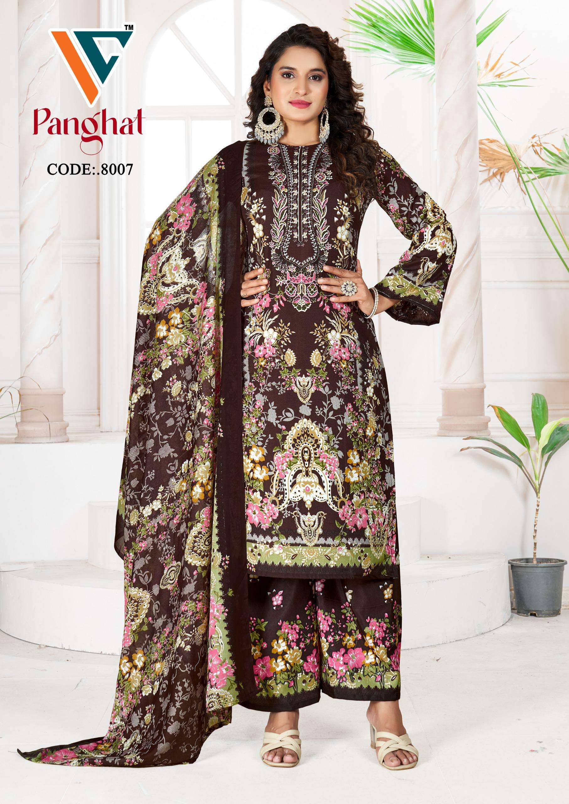 VANDANA CREATION PANGHAT VOL 8 COTTON DIGITAL KARACHI PRINTS SALWAR SUIT