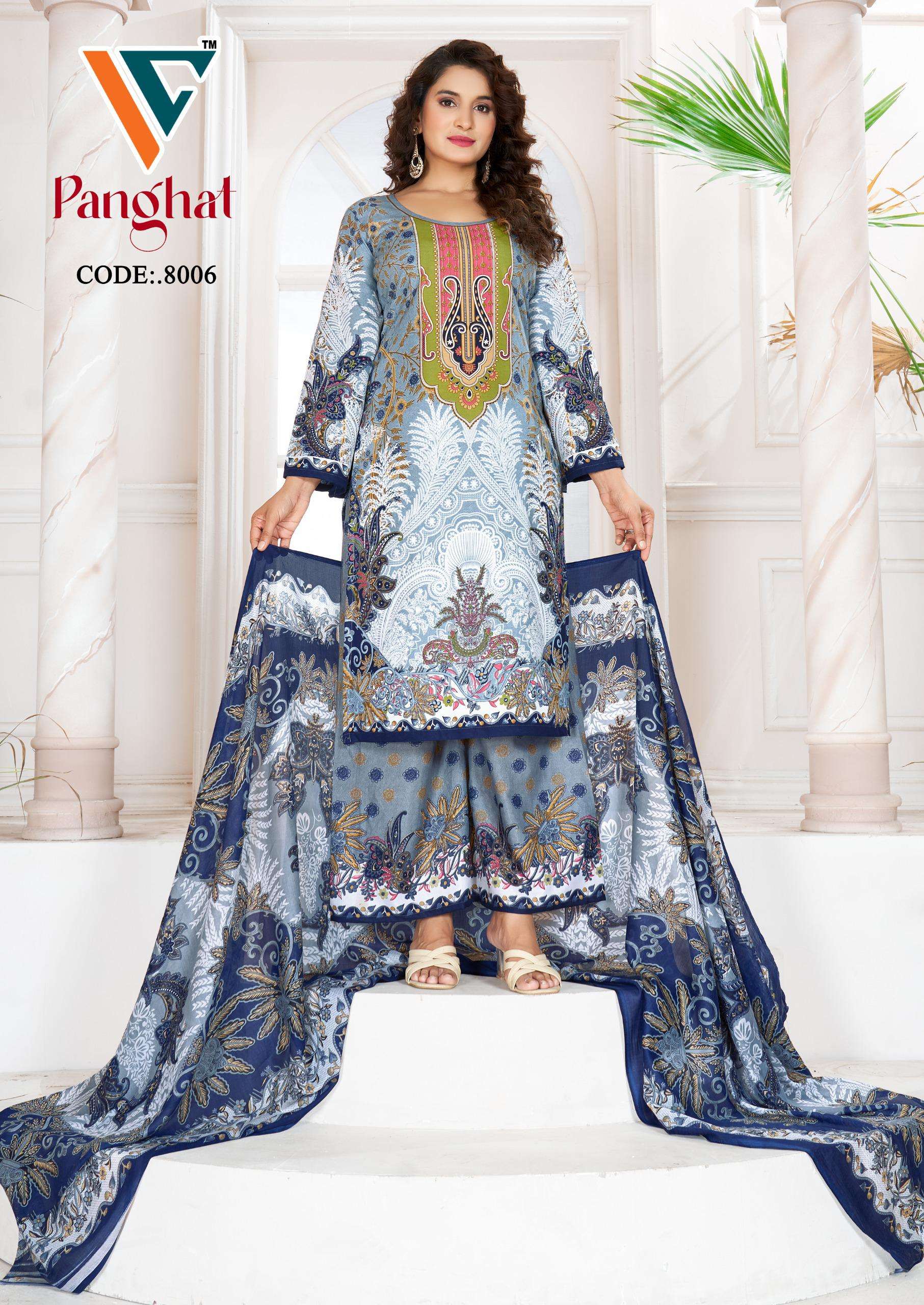 VANDANA CREATION PANGHAT VOL 8 COTTON DIGITAL KARACHI PRINTS SALWAR SUIT